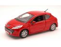 Bburago BU22102R PEUGEOT 207 2006 ROSSA 1:24 Scatola rovinata Modellino