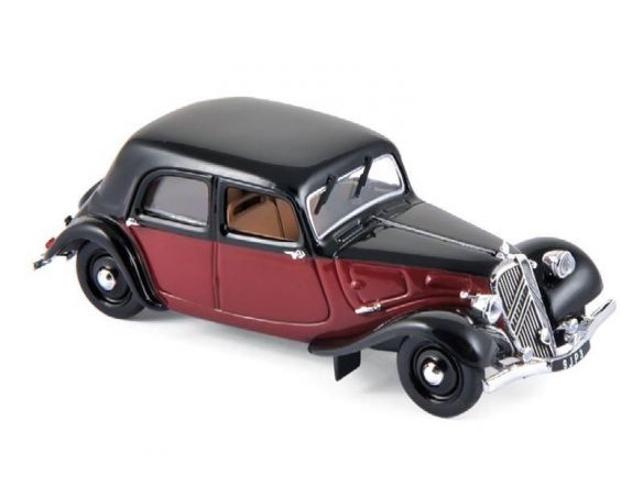Norev NV153050 CITROEN 11 LEGERE COUPE DE VILLE 1935 DARK RED/BLACK 1:43 Modellino