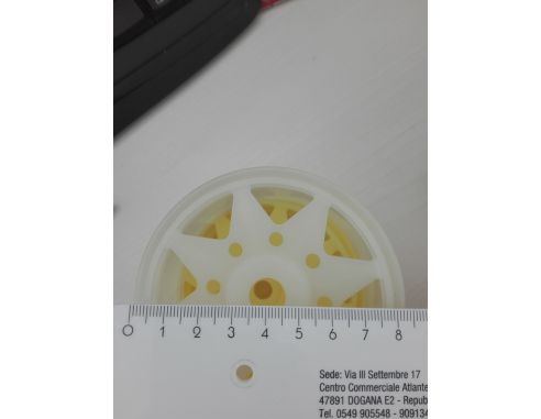 Stock nr.7 Cerchi vari colori diamatro 8 cm Modellino
