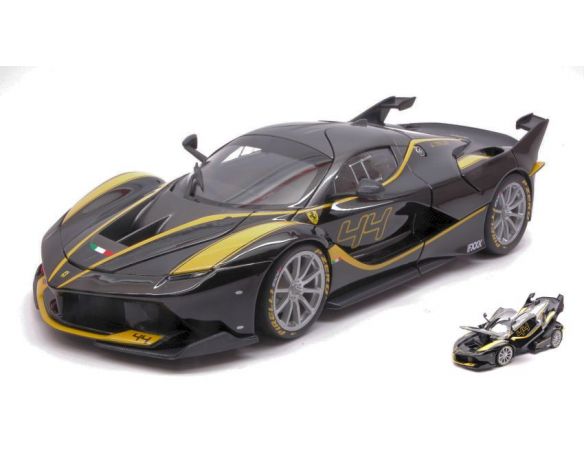 Bburago BU16907BK FERRARI FXX-K N.44 BLACK SIGNATURE 1:18 Modellino