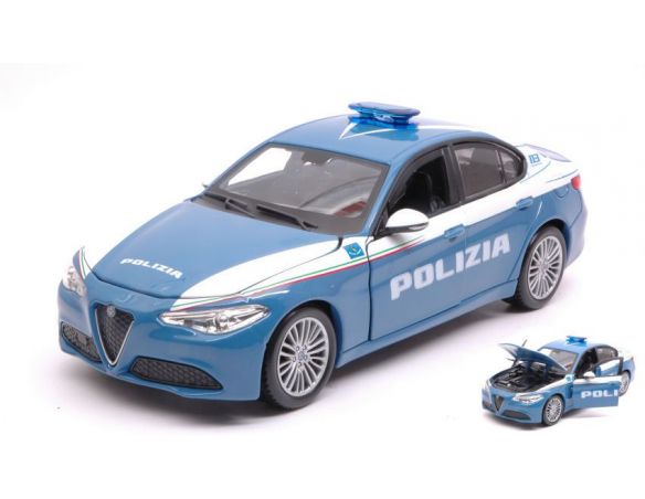 Bburago BU21085 ALFA ROMEO GIULIA POLIZIA 1:24 Modellino