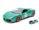 Bburago BU76101 FERRARI 488 GTB N.25 THE GREEN JEWEL 70th ANNIVERSARY 1:18 Modellino