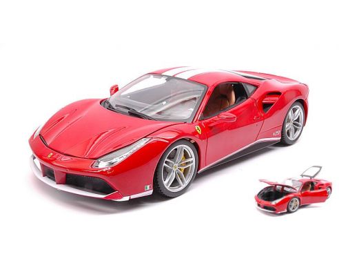 BBURAGO BU76102 FERRARI 488 GTB THE SCHUMACHER 70th ANNIVERSARY 1:18 Modellino