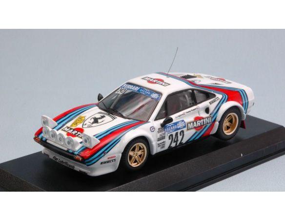 Best Model BT9674 FERRARI 308 GTB GR.4 N.242 TOUR DE CORSE HISTORIQUE 2014 1:43 Modellino