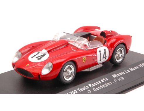 Ixo model LM1958 FERRARI 250 TR N.14 WINNER LM 1958 GENDEBIEN-HILL RE-EDITION 1:43 Modellino