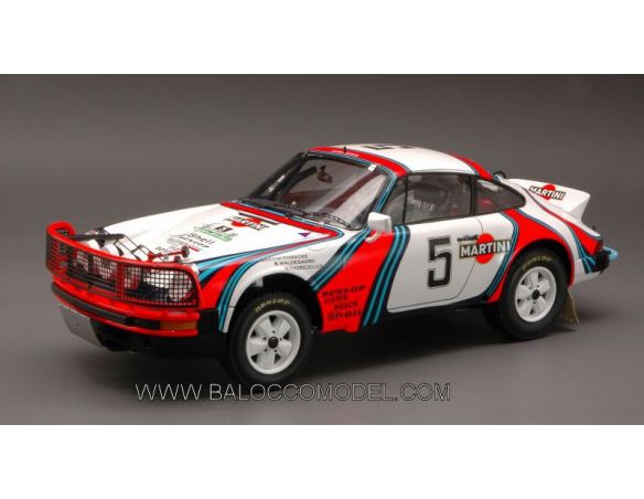 Spark Model S18026 PORSCHE 911 SC 3.0 N.5 EAST AFRICAN SAFARI RALLY 1978 1:18 Modellino