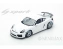 Spark Model S18260 PORSCHE CAYMAN GT4 CLUBSPORT 2017 WHITE 1:18 Modellino