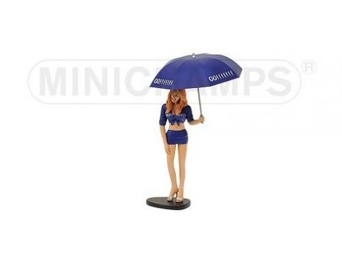 Minichamps PM312040001 OMBRELLINA YAMAHA GRID GIRL V.ROSSI 2004 1:12 Modellino