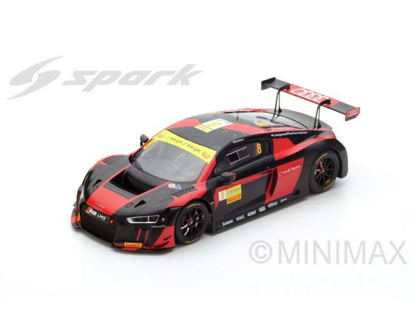 Spark Model S18MC16 AUDI R8 N.8 WINNER MACAU GT WORLD CUP 2016 L.VANTHOOR 1:18 Modellino