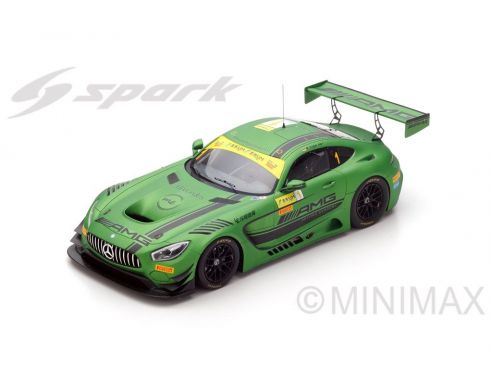 Spark Model S18SA006 MERCEDES AMG GT3 N.1 3rd MACAU GT WORLD CUP 2016 MARO ENGEL LIM.300 1:18 Modellino