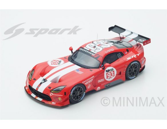 Spark Model S18US004 VIPER GTS- N.93 WINNER GTLM LONE STAR LM 2014 J.BOMARITO-K.WITTMER 1:18 Modellino