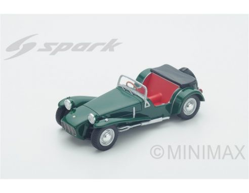 Spark Model S2222 LOTUS SEVEN S2 1960 GREEN 1:43 Modellino