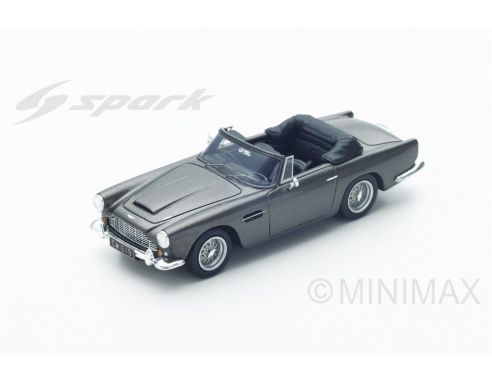 Spark Model S2426 ASTON MARTIN DB4 CONVERTIBLE 1962 SILVER 1:43 Modellino