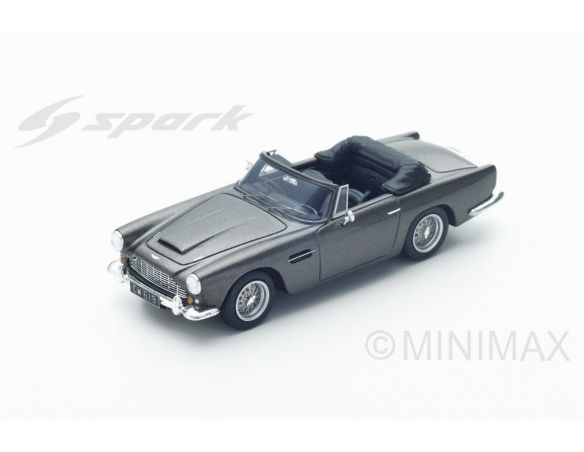 Spark Model S2426 ASTON MARTIN DB4 CONVERTIBLE 1962 SILVER 1:43 Modellino