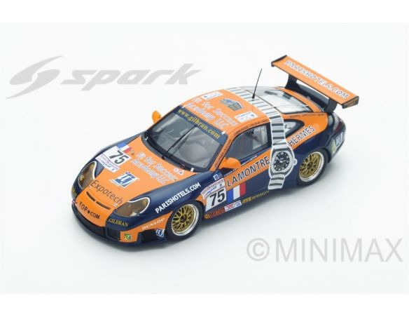 Spark Model S4761 PORSCHE 996 GT3-RS N.75 9th LM 2001 T.PERRIER-M.NEUGARTEN-N.SMITH 1:43 Modellino
