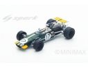 Spark Model S4780 BRABHAM BT24 KURT AHRENS 1968 N.17 12th GERMAN GP 1:43 Modellino