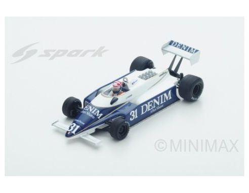 Spark Model S4851 OSELLA FA1 EDDIE CHEEVER 1980 N.31 RETIRED FRENCH GP 1:43 Modellino