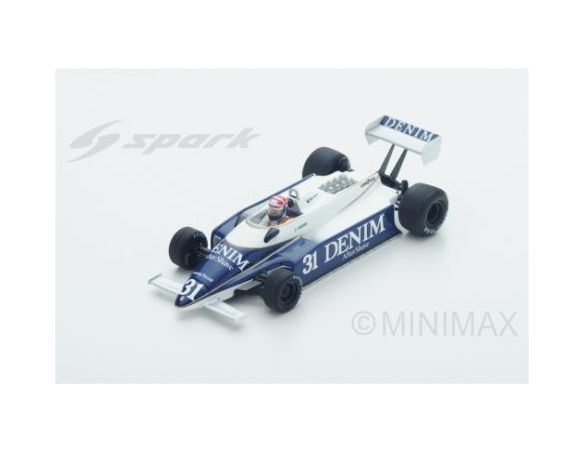 Spark Model S4851 OSELLA FA1 EDDIE CHEEVER 1980 N.31 RETIRED FRENCH GP 1:43 Modellino