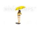 Minichamps PM312050011 OMBRELLINA YAMAHA GRID GIRL V.ROSSI 2005 LAGUNA SECA 1:12 Modellino