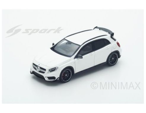 Spark Model S4911 MERCEDES AMG GLA 45 2016 CIRRUS WHITE 1:43 Modellino