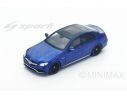 Spark Model S4913 MERCEDES AMG C 63S 2016 BLUE 1:43 Modellino