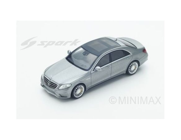 Spark Model S4916 MERCEDES AMG S65 2016 SILVER 1:43 Modellino