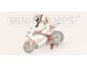 Minichamps PM312050086 FIGURA V.ROSSI 2005 VALENCIA 1:12 Modellino