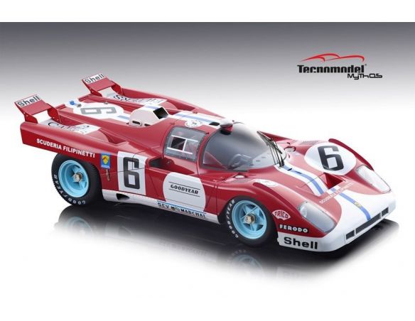 Tecnomodel TMD1855C FERRARI 512M N.6 21th LM 1971 SCUD.FILIPIN. MANFREDINI-GAGLIARDI 1:18 Modellino