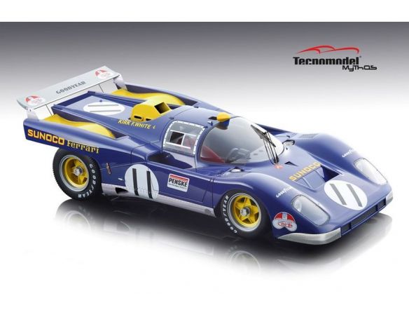 Tecnomodel TMD1855D FERRARI 512M N.11 DNF LM 1971 M.DONHUE-D.HOBBS 1:18 Modellino