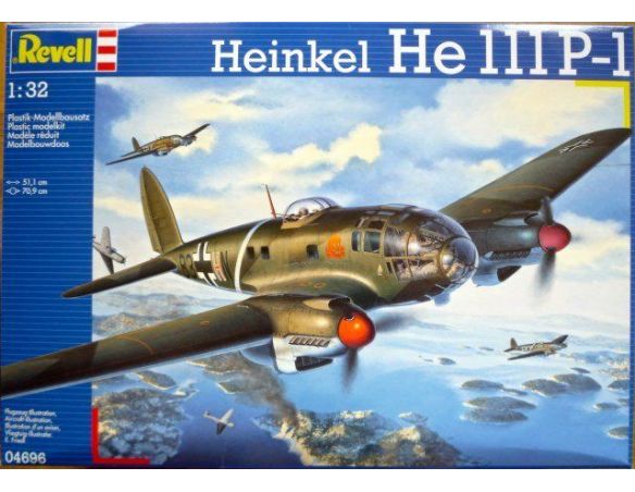 Revell 04696 HEIKEL HE 111 P-1 KIT 1:32 Kit Modellismo