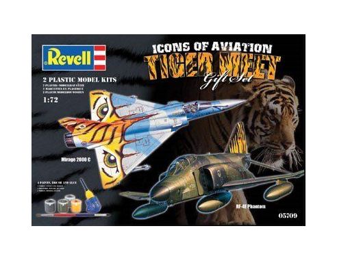 Revell 05709 TIGERMEET RF-4E PHANTOM &MIRAGE 2000C 1:72 KIT Modellino
