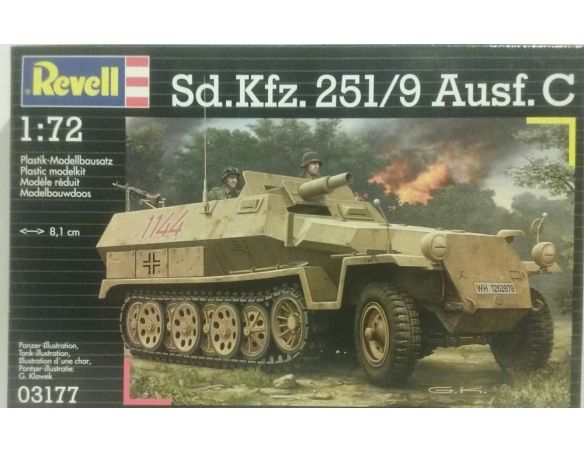 Revell 03177 SD. KFZ. 251/9 AUSF. C 1:72 KIT Modellino