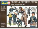 Revell 02620 PILOTS & GROUND CREW ROYAL AIR FORCE WWII 1:48 KIT Modellino