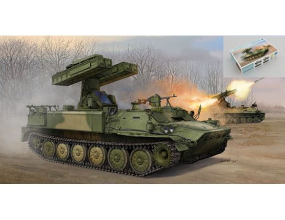 Trumpeter TP5554 SURFACE-TO-AIR MISSILE SYSTEM SA-13 GROPHER KIT 1:35 Modellino