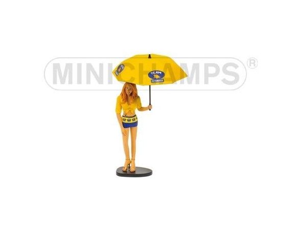 Minichamps PM312060001 OMBRELLINA YAMAHA GRID GIRL V.ROSSI 2006 1:12 Modellino