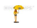 Minichamps PM312060001 OMBRELLINA YAMAHA GRID GIRL V.ROSSI 2006 1:12 Modellino