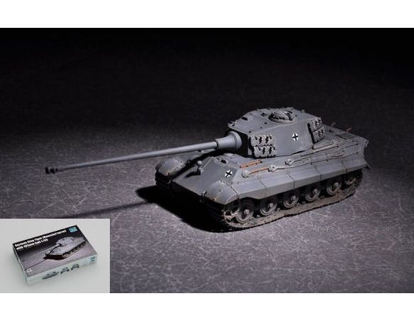 Trumpeter TP7160 GERMAN KING TIGER (HENSCHEL TURRET) WITH 105 mm KIT 1:72 Modellino