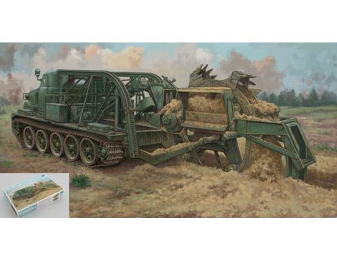 Trumpeter TP9502 SCAVATRINCEE BTM-3 TRENCH DIGGING KIT 1:35 Modellino