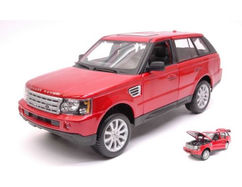 Maisto MI31135R RANGE ROVER SPORT 2006 METALLIC RED 1:18 Modellino