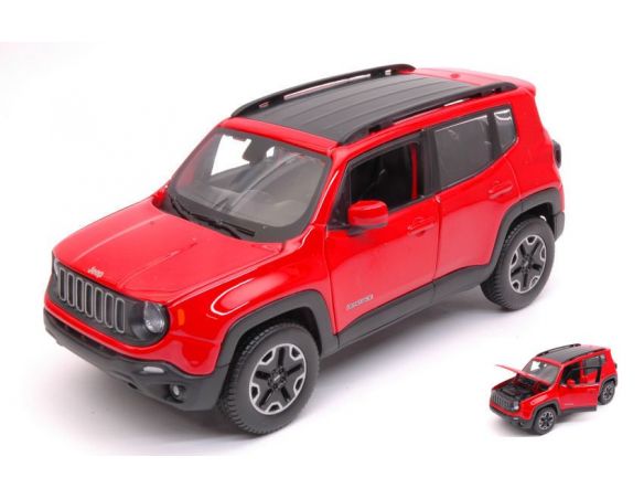 Maisto MI31282R JEEP RENEGADE 2015 RED 1:24 Modellino