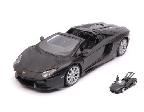 Maisto MI71900A LAMBORGHINI AVENTADOR LP700-4 ROADSTER MATT BLACK 1:24 Modellino