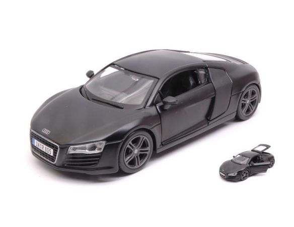 Maisto MI71900B AUDI R8 MATT BLACK 1:24 Modellino