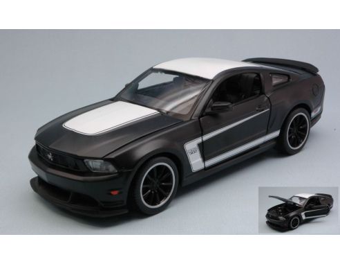 Maisto MI71900F FORD MUSTANG BOSS 302 MATT BLACK 1:24 Modellino