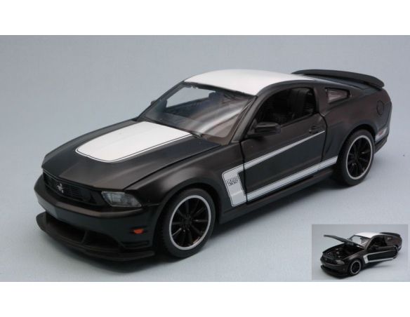 Maisto MI71900F FORD MUSTANG BOSS 302 MATT BLACK 1:24 Modellino