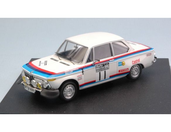 Trofeu TF1729 BMW 2002 TI N.11 15th RALLY RAC 1973 A.WARMBOLD-J.TODT 1:43 Modellino