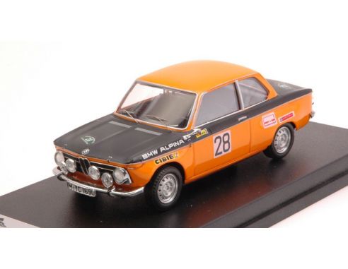 Trofeu TFDERY03 BMW 2002 TI N.28 DEUTSCH RALLYEMEISTER 70 BEIN-MEHMEL 1:43 Modellino
