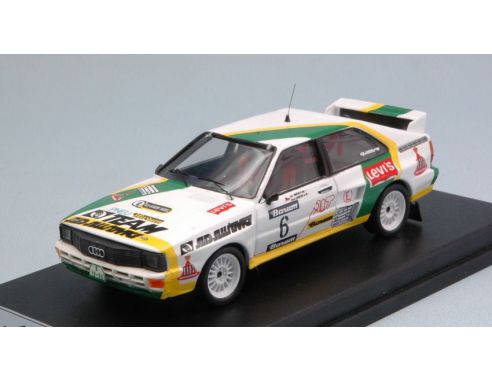 Trofeu TFRFS21 AUDI QUATTRO N.6 WINNER BARUM TRIBEC RALLY 1986 PAVLIK-KAREL 1:43 Modellino