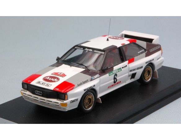 Trofeu TFRRAL53 AUDI QUATTRO N.6 RET.RALLY OF PORTUGAL 1983 BLOMQVIST-CEDERBERG 1:43 Modellino