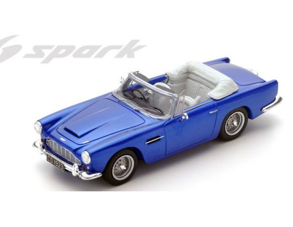 Spark Model S2430 ASTON MARTIN DB4 CONVERTIBLE 1962 BLUE 1:43 Modellino