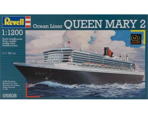 Revell 05808 OCEAN LINER QUEEN MARY 2 1:1200 Kit Modellino